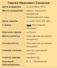 Смирнов Сергей Иванович